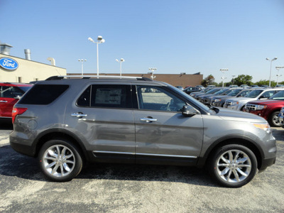 ford explorer 2013 gray suv xlt 4x4 6 cylinders automatic with overdrive 60546