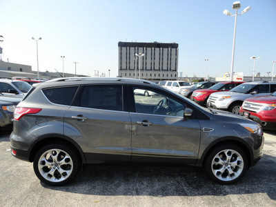 ford escape 2013 gray suv titanium 4x4 4 cylinders automatic with overdrive 60546
