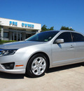 ford fusion 2010 silver sedan se gasoline 4 cylinders front wheel drive automatic 76011