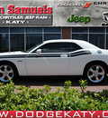 dodge challenger 2010 white coupe r t gasoline 8 cylinders rear wheel drive autostick 77450