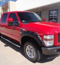 ford f 250 super duty 2008 red pickup truck fx4 diesel 8 cylinders 4 wheel drive 5 speed automatic 76108