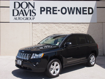 jeep compass 2012 black suv sport gasoline 4 cylinders 2 wheel drive automatic 76011