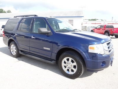 ford expedition 2008 dk  blue suv xlt gasoline 8 cylinders 2 wheel drive automatic 77388