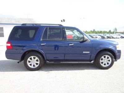 ford expedition 2008 dk  blue suv xlt gasoline 8 cylinders 2 wheel drive automatic 77388