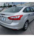 ford focus 2012 silver sedan s flex fuel 4 cylinders front wheel drive 6 speed automatic 77338