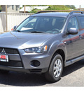 mitsubishi outlander 2012 gray es gasoline 4 cylinders front wheel drive automatic 76903
