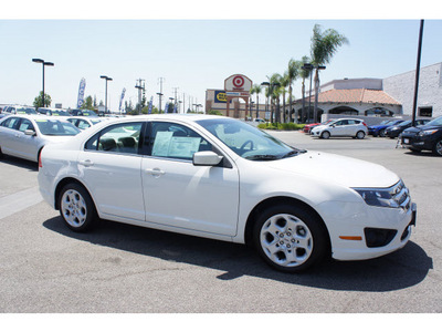 ford fusion 2010 white sedan se gasoline 4 cylinders front wheel drive automatic 91010