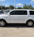 honda pilot 2009 white suv touring w navi w dvd gasoline 6 cylinders front wheel drive automatic with overdrive 77074