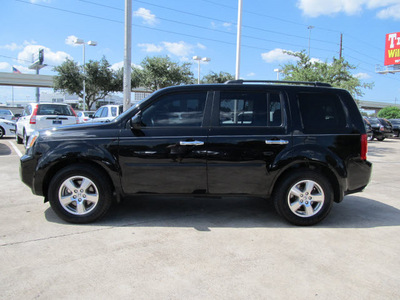 honda pilot 2011 black suv ex l w navi gasoline 6 cylinders front wheel drive automatic with overdrive 77074