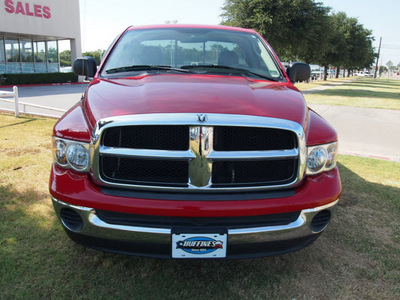 dodge ram 1500 2005 red pickup truck st gasoline 6 cylinders rear wheel drive automatic 75067