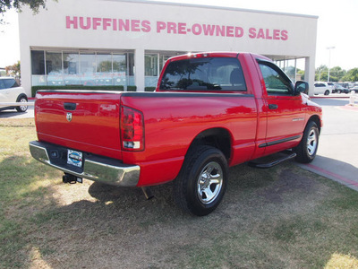 dodge ram 1500 2005 red pickup truck st gasoline 6 cylinders rear wheel drive automatic 75067