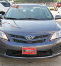 toyota corolla 2011 gray sedan le gasoline 4 cylinders front wheel drive automatic with overdrive 77074