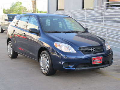 toyota matrix 2008 lt  blue hatchback gasoline 4 cylinders front wheel drive automatic with overdrive 77074