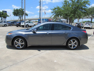 acura tl 2009 dk  gray sedan sh awd w tech gasoline 6 cylinders all whee drive automatic with overdrive 77074