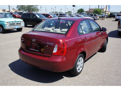 hyundai accent 2011 red sedan gls gasoline 4 cylinders front wheel drive automatic 78539