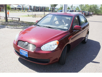 hyundai accent 2011 red sedan gls gasoline 4 cylinders front wheel drive automatic 78539