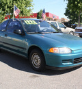 honda civic 1995 green coupe dx gasoline 4 cylinders front wheel drive automatic 80229