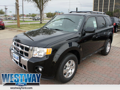 ford escape 2012 black suv limited flex fuel 6 cylinders front wheel drive automatic with overdrive 75062