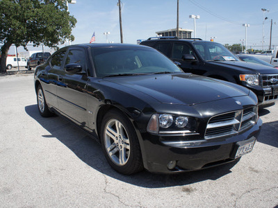 dodge charger 2006 black sedan rt gasoline 8 cylinders rear wheel drive automatic 75062