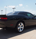 dodge challenger 2012 black coupe r t plus gasoline 8 cylinders rear wheel drive 6 speed manual 76011