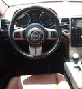 jeep grand cherokee 2012 black suv overland summit gasoline 8 cylinders 4 wheel drive automatic 76011