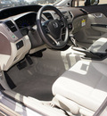 honda civic 2012 silver sedan ex gasoline 4 cylinders front wheel drive automatic 75034