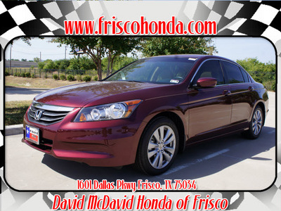 honda accord 2012 dk  red sedan ex gasoline 4 cylinders front wheel drive automatic 75034