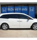 honda odyssey 2012 white van touring elite gasoline 6 cylinders front wheel drive automatic 77034