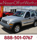 jeep liberty 2006 silver suv sport gasoline 6 cylinders rear wheel drive automatic 76116