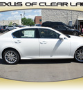 lexus gs 350 2013 white sedan gasoline 6 cylinders rear wheel drive automatic 77546