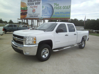 chevrolet silverado 2500hd 2009 white lt diesel 8 cylinders 2 wheel drive automatic 75503