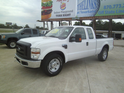 ford f 250 super duty 2009 white xl gasoline 8 cylinders 2 wheel drive automatic 75503