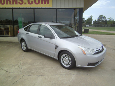 ford focus 2008 silver sedan se gasoline 4 cylinders front wheel drive automatic 75503