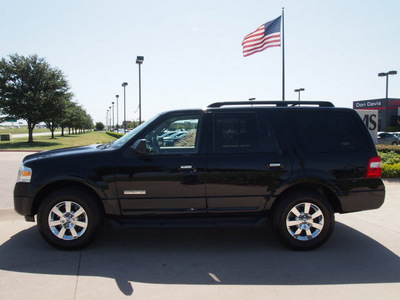 ford expedition 2008 black suv xlt gasoline 8 cylinders 2 wheel drive automatic with overdrive 76018