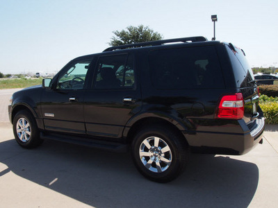 ford expedition 2008 black suv xlt gasoline 8 cylinders 2 wheel drive automatic with overdrive 76018