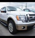 ford f 150 2012 white king ranch gasoline 6 cylinders 2 wheel drive automatic 77338