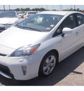 toyota prius 2012 white hatchback five hybrid 4 cylinders front wheel drive automatic 77074
