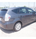 toyota prius v 2012 gray wagon two hybrid 4 cylinders front wheel drive automatic 77074