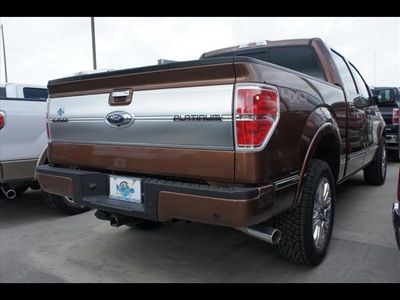 ford f 150 2012 brown platinum gasoline 6 cylinders 4 wheel drive automatic 77338