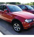 bmw x3 2008 red suv 3 0si gasoline 6 cylinders all whee drive automatic 78729