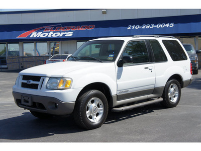 ford explorer sport 2002 white suv value gasoline 6 cylinders rear wheel drive automatic with overdrive 78217