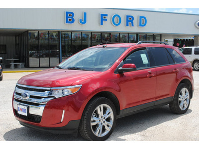 ford edge 2012 red sel gasoline 6 cylinders front wheel drive automatic 77575