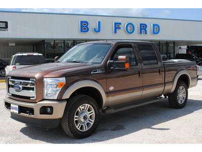 ford f 250 super duty 2012 brown king ranch fx4 biodiesel 8 cylinders 4 wheel drive automatic with overdrive 77575