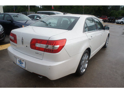 lincoln mkz 2009 white sedan gasoline 6 cylinders front wheel drive 6 speed automatic 77338