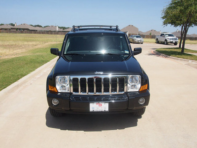 jeep commander 2010 black suv sport gasoline 6 cylinders 2 wheel drive automatic 76049