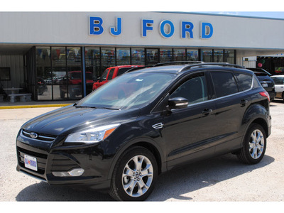 ford escape 2013 black suv sel gasoline 4 cylinders front wheel drive automatic 77575