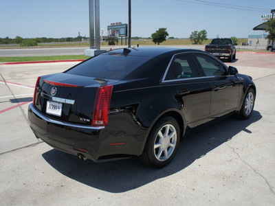 cadillac cts 2009 black sedan 3 6l v6 gasoline 6 cylinders rear wheel drive 6 speed automatic 76087