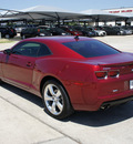 chevrolet camaro 2010 red coupe lt gasoline 6 cylinders rear wheel drive 6 speed automatic 76087