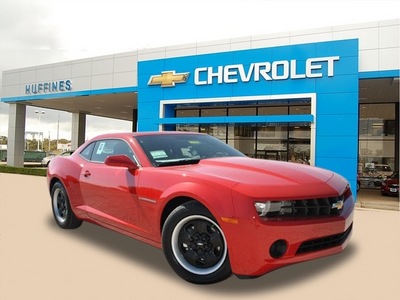 chevrolet camaro 2012 red coupe ls gasoline 6 cylinders rear wheel drive 6 speed automatic 75067