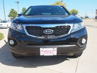 kia sorento 2013 black lx gasoline 4 cylinders front wheel drive automatic 75150